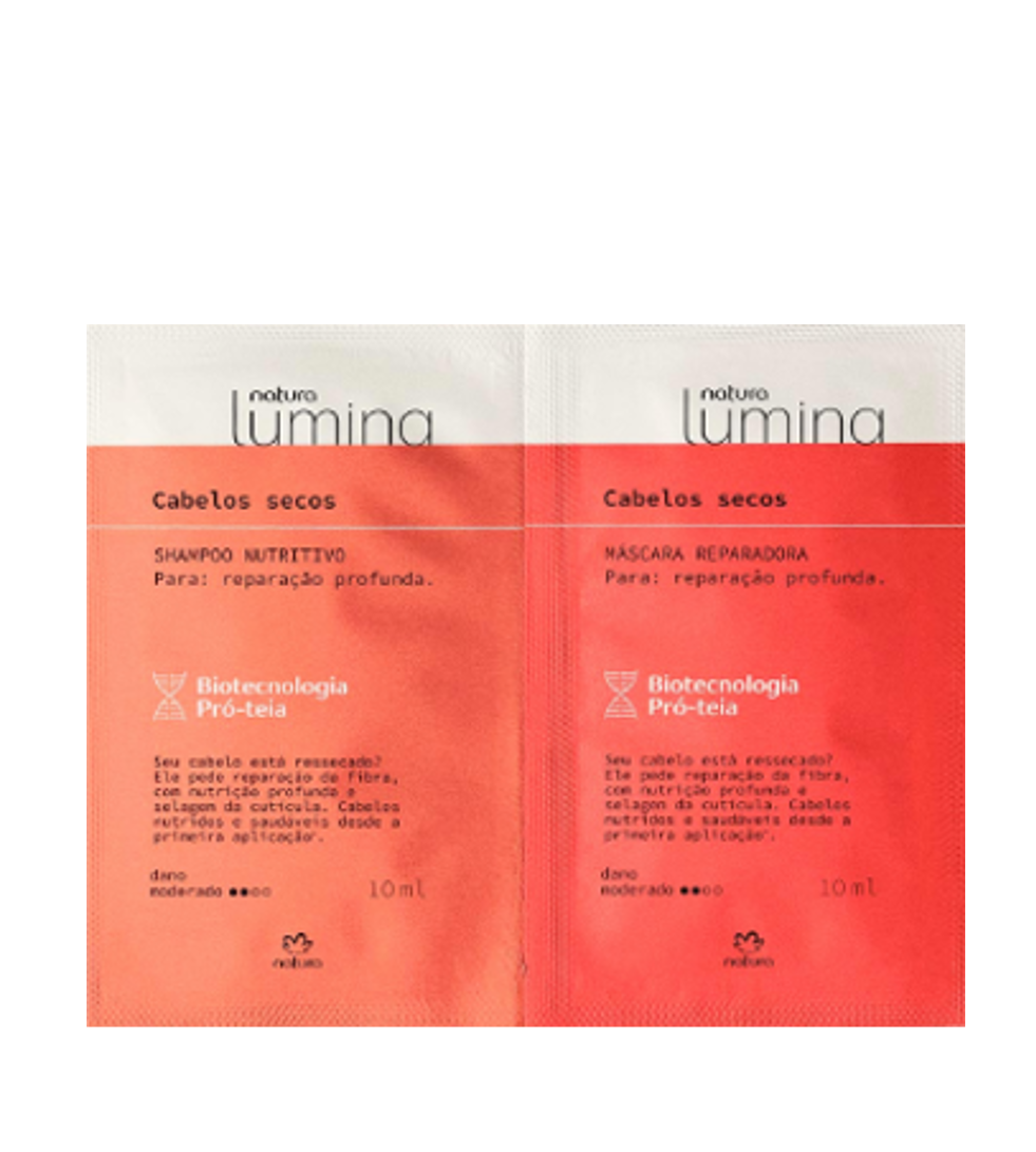 Lumina Shampoo and Mask for Dry Hair Sample